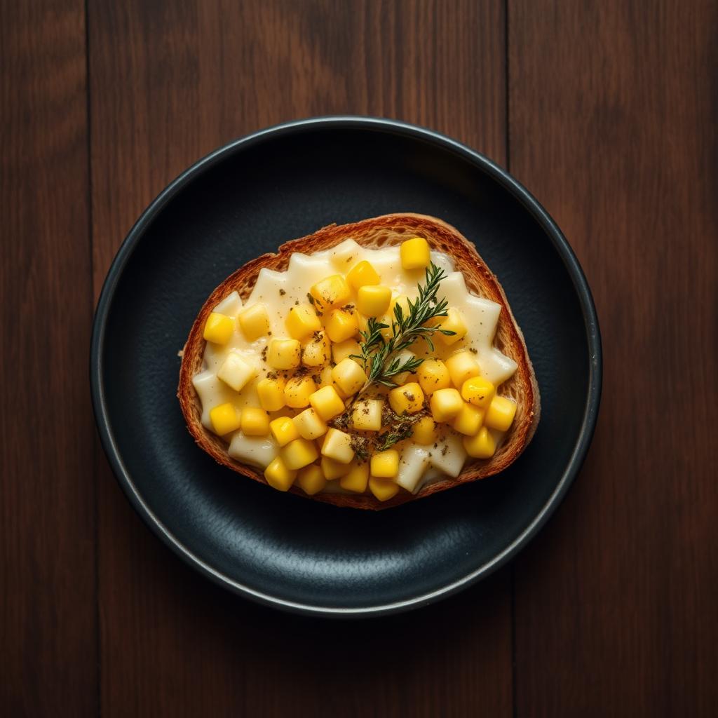 Corn n' Cheese Toast